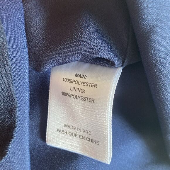 Finders Keepers Navy Mini Shift Dress with Tennis Style Pleated Skirt Size XS - Picture 12 of 12